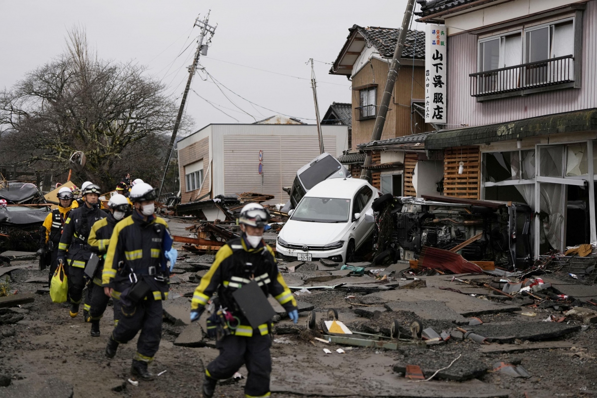 Người dân Ishikawa (Nhật Bản) đối mặt muôn vàn khó khăn sau động đất
